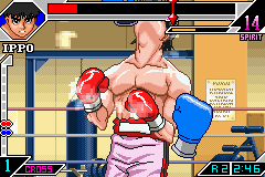 Hajime No Ippo The Fighting screenshot 3 for GameBoy Advance